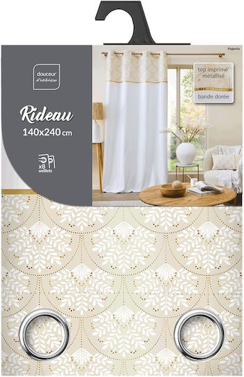 Douceur d'Intérieur Перде с Копчета Majestia Бяло 140x240см
