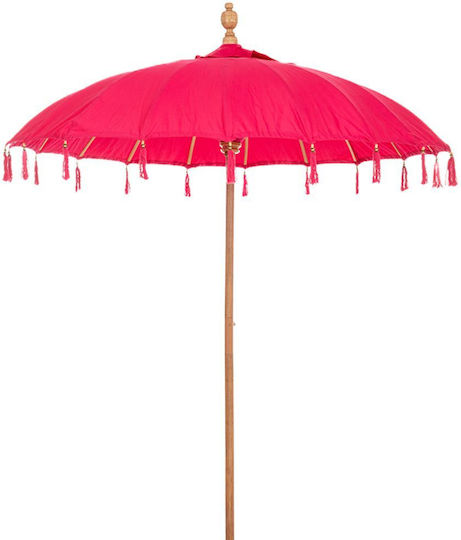 Umbrelă Rotundă Din aluminiu Bali Roz Φ1.85m