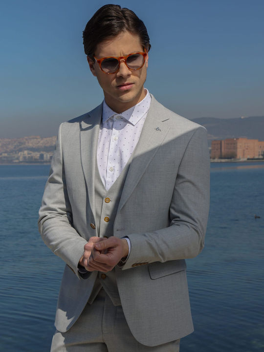 Men's Suit with Vest Elephant