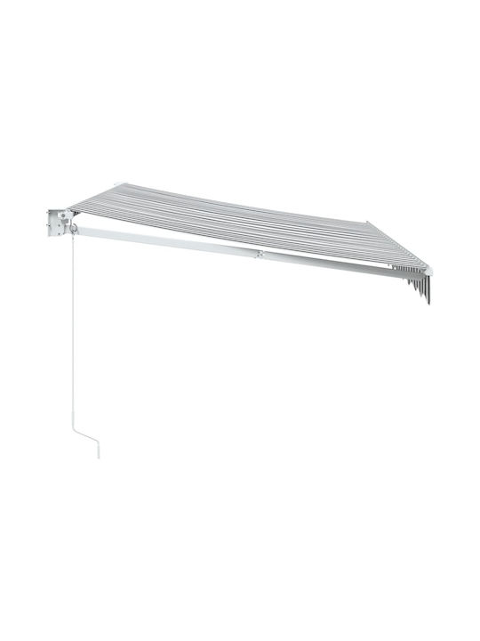 vidaXL Zelt Terrasse mit LEDs Gray 3x2.5m