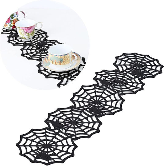 Felt Spider Web Table Runner