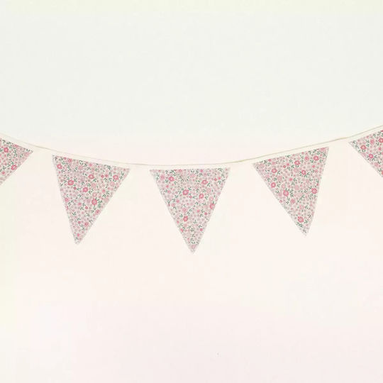 Beauty Home Partydekorationen Flaggen in Rosa Farbe 20cm