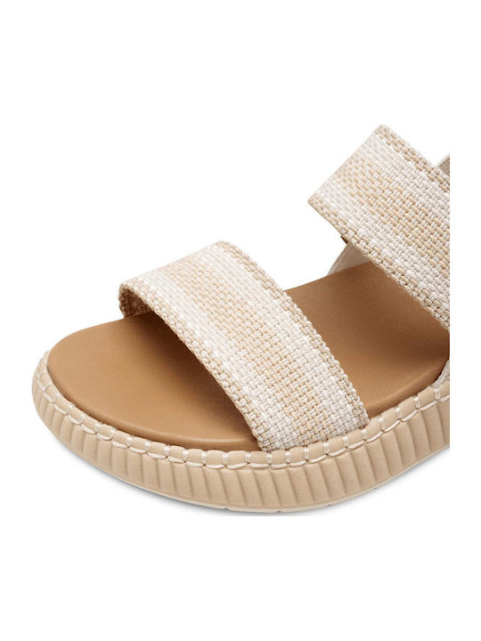 Anatomic Women's Fabric Platform Shoes Beige