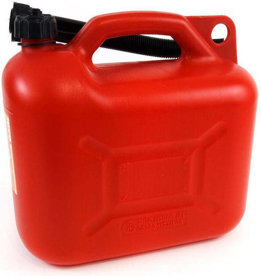 Canistră de combustibil din plastic roșie 10l