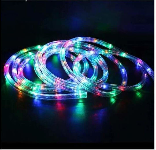 Φωτοσωλήνας 5050 Λαμπάκια 220V RGB με Προγράμματα 10m IP67