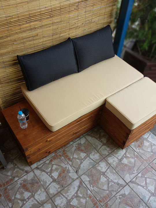 Woodware Μπαούλο Αποθήκευσης Εξωτερικού Χώρου 71.0304 Ξύλινο Μ100xΠ50xΥ40εκ.