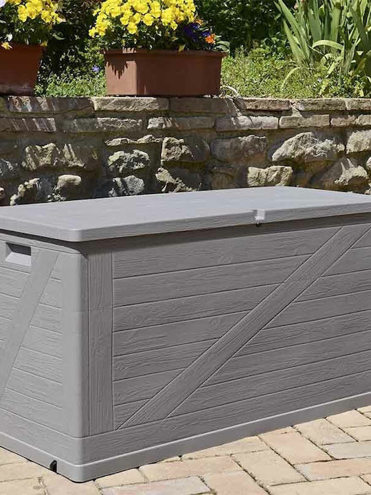 Toomax Outdoor Storage Box Multibox Wood 420lt Gray L120xW56xH63cm