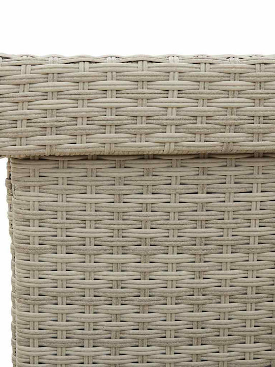 vidaXL Outdoor Storage Box Gray L110xW55xH73cm