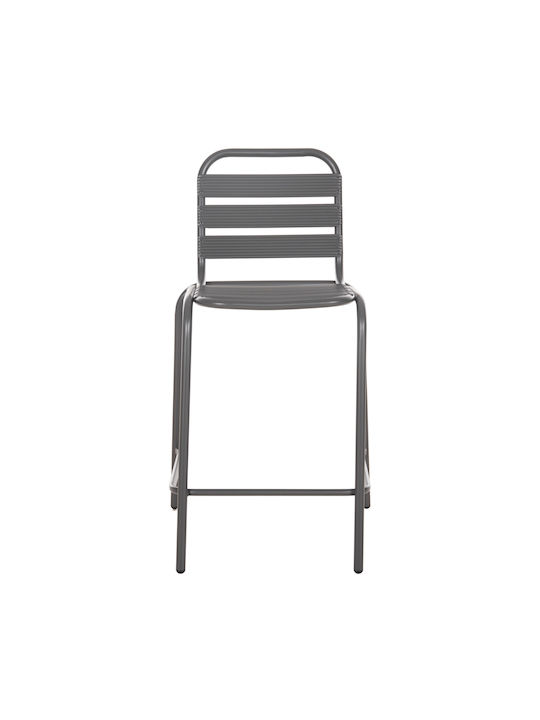 Metallischer Gartenhocker Laura Grau 58.5x58x104cm Metallischer Gartenhocker Laura Grau 58.5x58x104cm