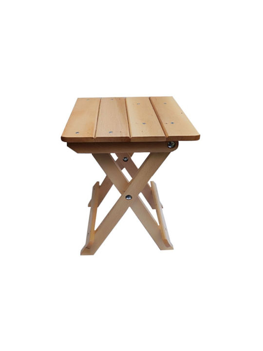 Wooden Outdoor Stool 30x30x40cm