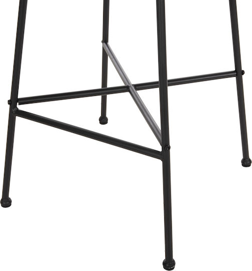 Табуретка Бар За външна употреба Ратан Allegra С възглавница Black, Beige 1бр 46x46x99см