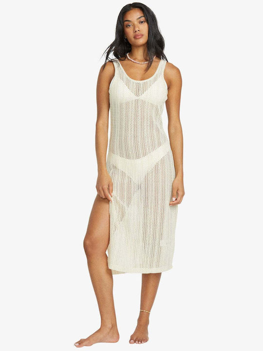 Billabong Women's Lunar Days Midi Beach Dress White Cap 24o601506-wcp