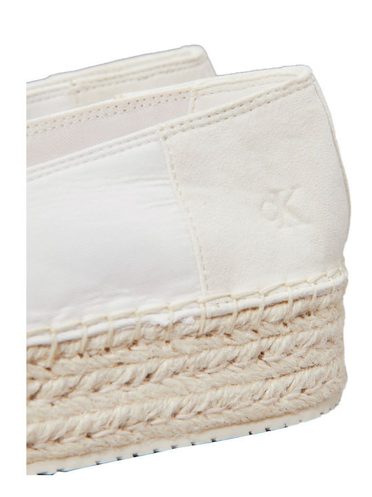 Women's Fabric Espadrilles White