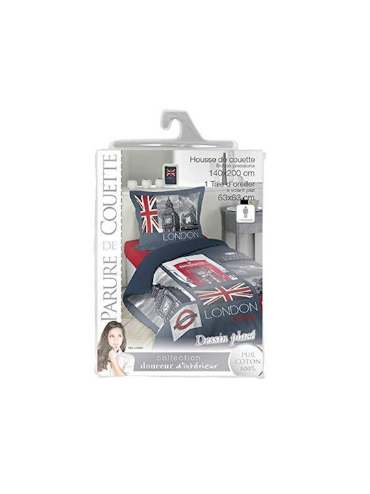 Douceur d'Intérieur Set Kids Duvet Cover Single with Pillowcase Multicolored 140x200cm