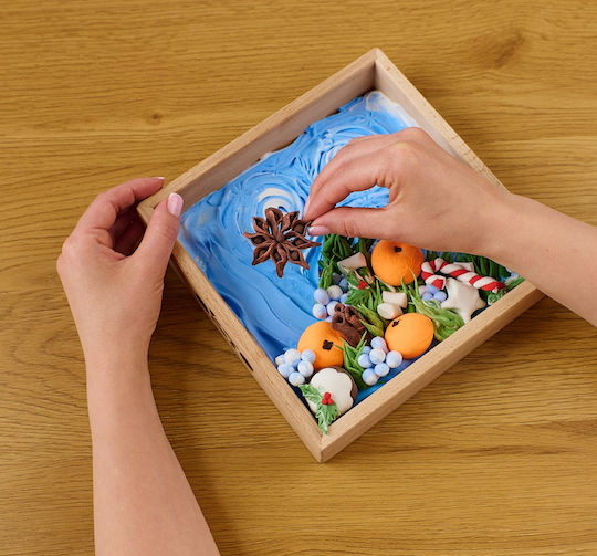 Wood Craft Creation Set Succulents 21*21cm Joy