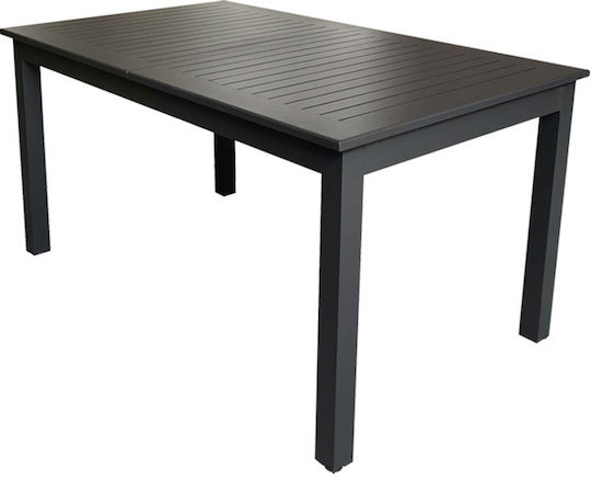 Маса Алуминиево Разтегателена Madison Въглени 150x90x75бр