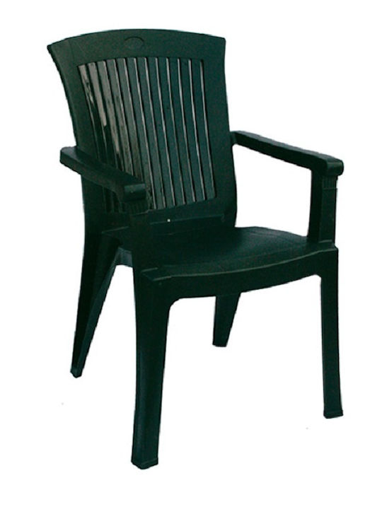 Outdoor-Stuhl Kunststoff Kleio Green 67x60x89εκ.
