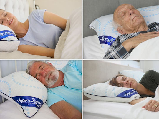 Super Sleeper Every Comfort Pillow Comfortable Adjustable Cooling Technology Pillow