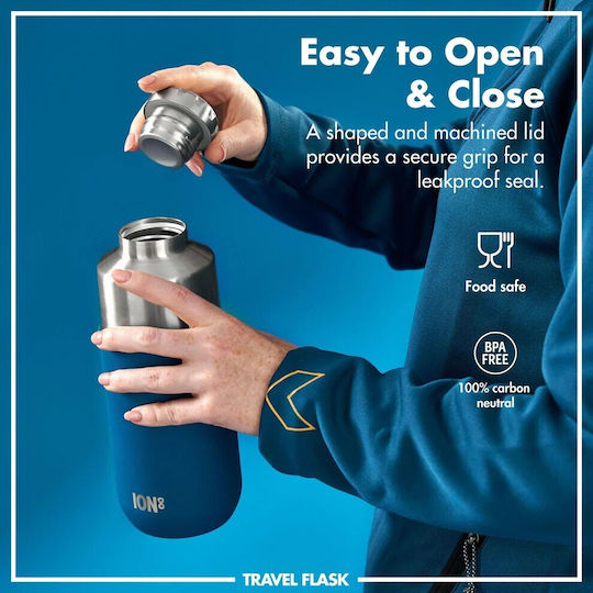 Ion8 Ποτήρι Θερμός Ανοξείδωτο 700ml Deep Teal