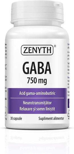 Zenyth GABA / Taurină / 5 HTP 750mg 30 Capsule E-commerce site