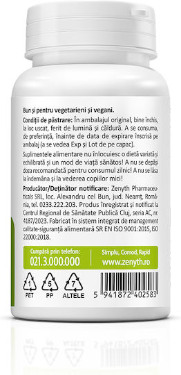 Zenyth Citrullin / Arginin 750mg 60 Kapseln Pumpe
