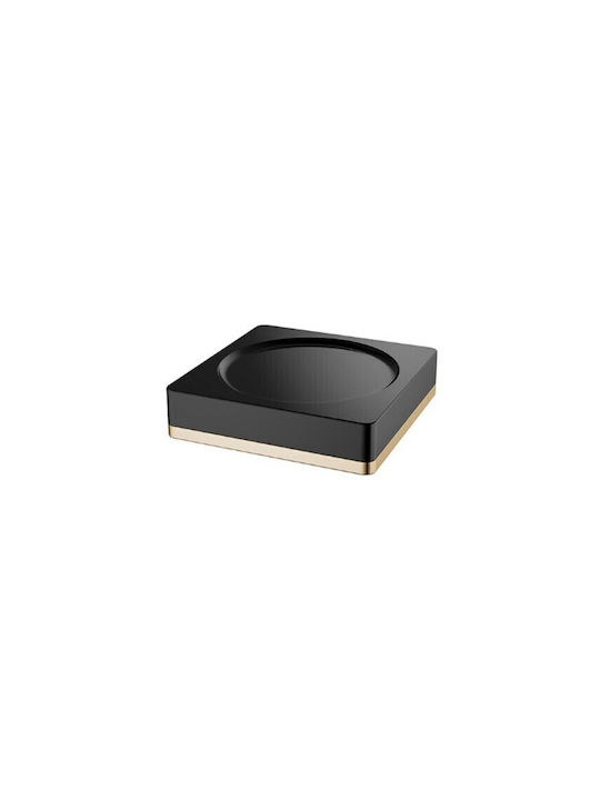 Acp Badezimmerzubehör-Set 6-teilig – Schwarz Gold