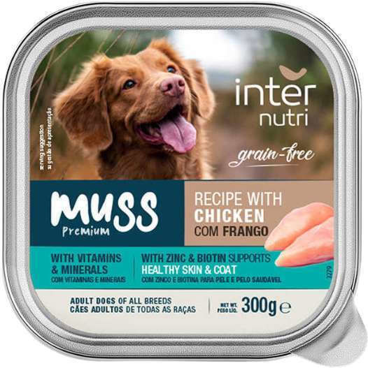 Internutri Hrană Umedă pentru Câini în Conservă cu Pui 300gr