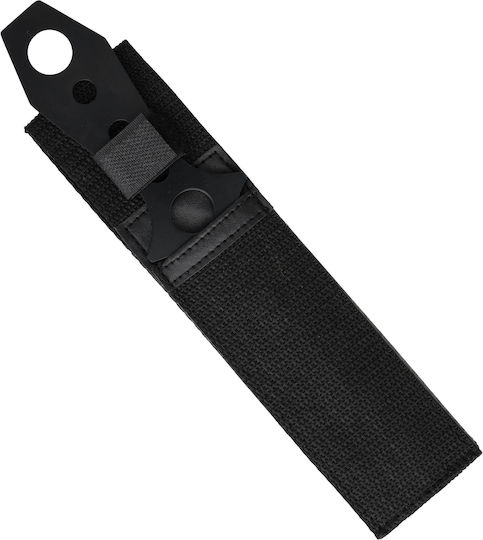 Fox Outdoor Double Edged Μαχαίρι Ρίψης Μαύρο σε Θήκη