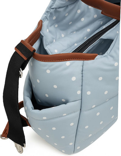 Kikka Boo Shoulder/Hand Diaper Bag Dotty Blue 43x13x42cm.
