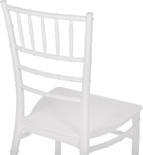 Καρέκλα Catering Πολυπροπυλενίου Tiffany Λευκή 40x46.5x88εκ.