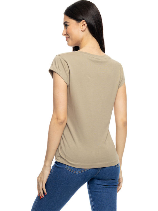 Γυναικείο T-shirt Khaki