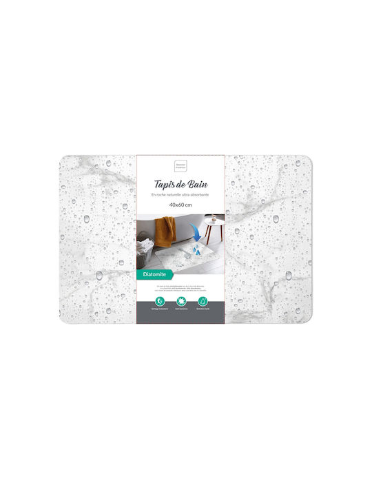 Douceur d'Intérieur Non-Slip Bath Mat Aqua Aqua 40x60cm