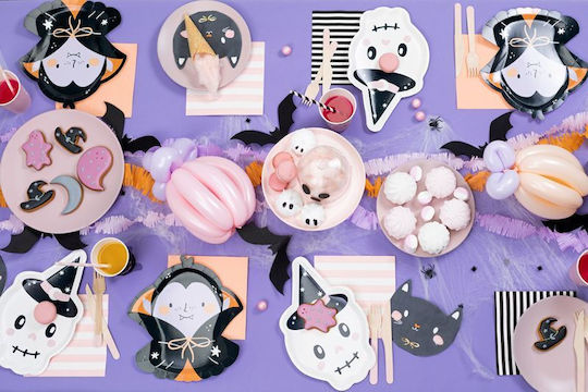PartyDeco Πιάτο για Party Halloween 6τμχ