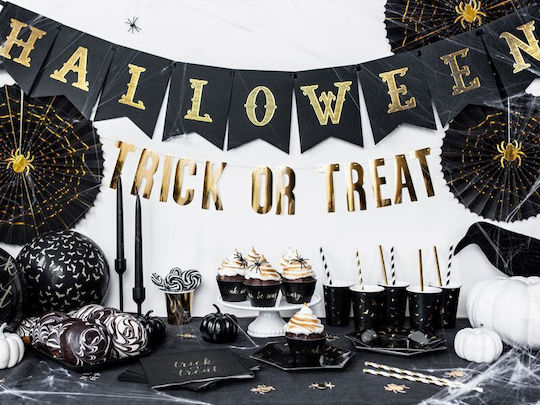 PartyDeco Плоча за Парти Хелоуин 6 Бройки