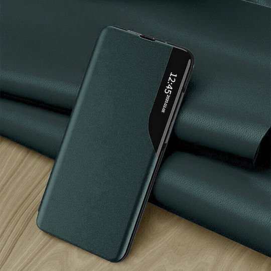 Techsuit Efold Задна корица Изкуствена кожа Зелен (Poco X7 Pro)