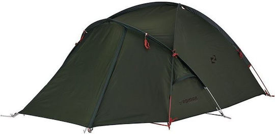 OZtrail Cradle Camping Tunnel Mountaineering Khaki with Double Cloth 4 Seasons for 3 People Waterproof 3000mm 320x200x110cm