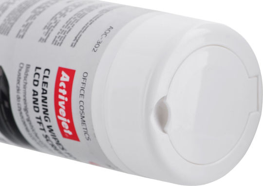 Active Jet Active Jet Büroreinigungsmittel Reinigungstücher für LCD/TFT 100 Stück