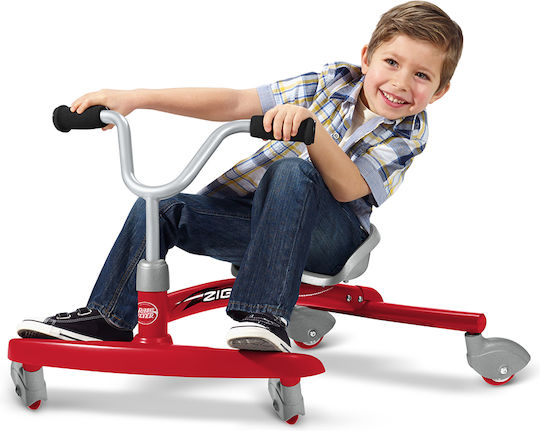 Radio Flyer Детска Триколка Ziggle За Възраст 3-8 Години Червена