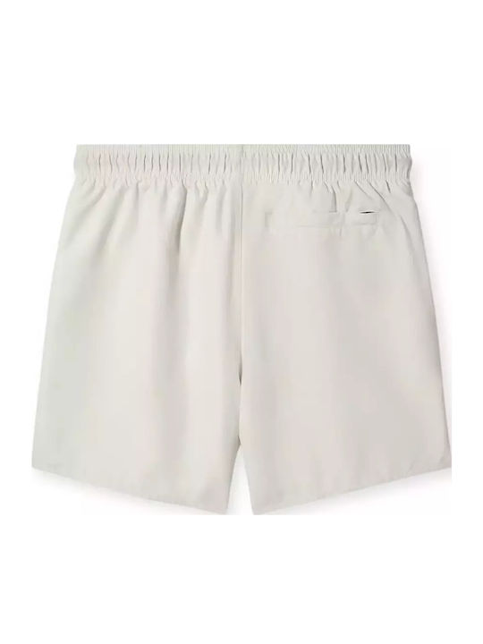 Cream Check Shark Central Men's Swimwear Shorts Multicolored