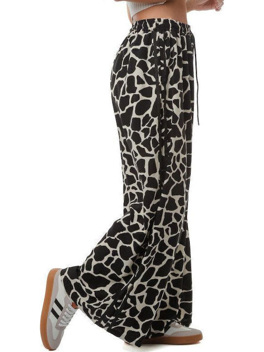 Φαρδιά Παντελόνα Ρίγες Animal Print