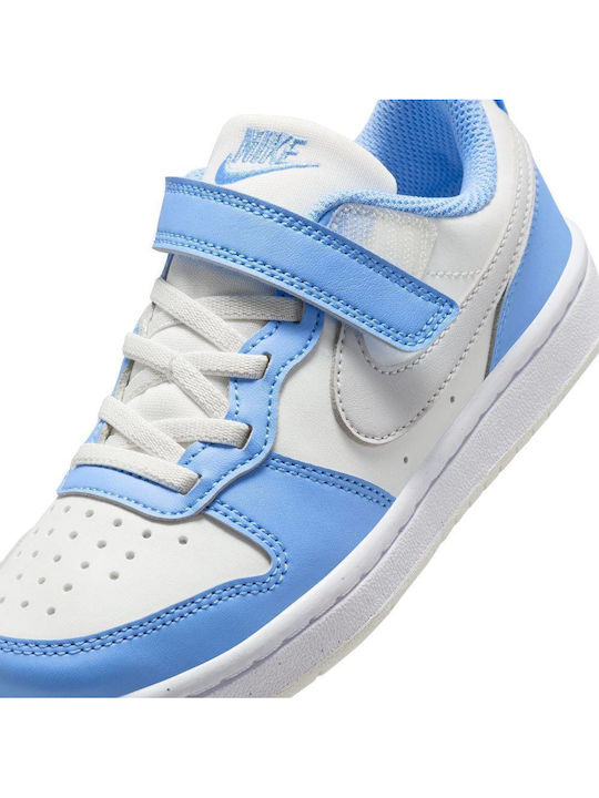 Court Borough Low Recraft Παιδικά Sneakers με Σκρατς Λευκά