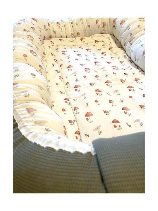 Grandes Suenos Baby Nestkissen Olive Green 80x100cm