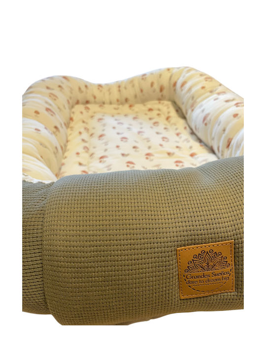 Grandes Suenos Baby Nestkissen Olive Green 80x100cm
