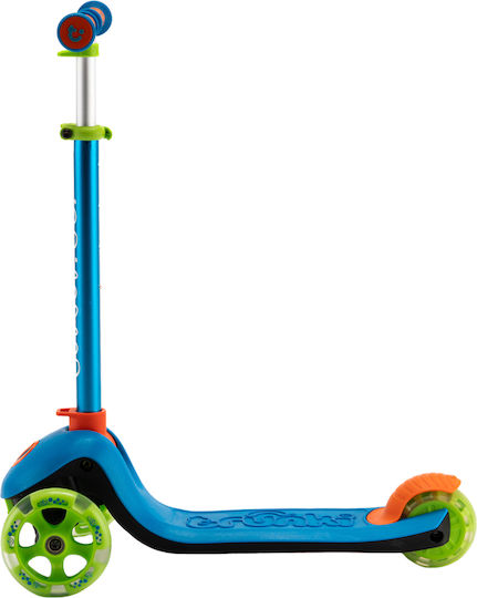 Trunki Patinetă Copii Pliabilă cu 3 Roți pentru 3+ Ani Albastră