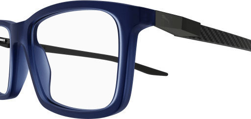 PUMA Herren Acetat Brillengestelle mit Rezept Blau PU0418O 003