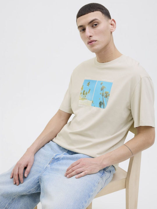 T-shirt Εκρου