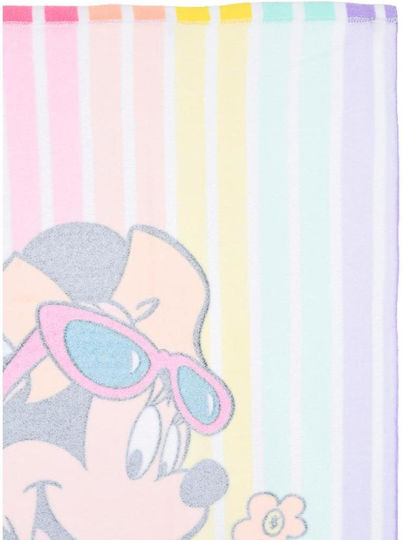 Minnie Mouse Girl Beach Towel-ye18198-multicolor