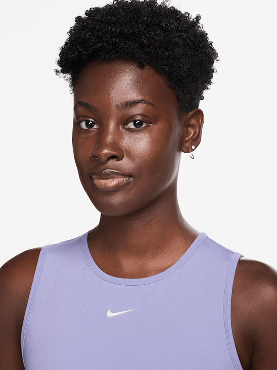 Pro Women's Sports Crop Sleeveless Top Dri-Fit Lilac