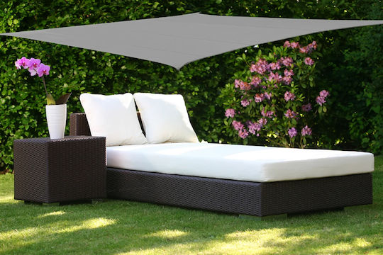General Trade Rechteckig Sonnensegel Gray 3x4m 200gr/m²