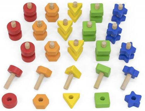 Viga Toys Бебешка играчка от дърво за 24++ месеца